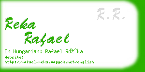 reka rafael business card